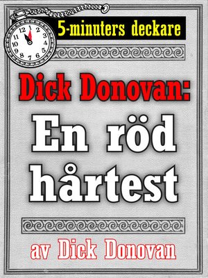 cover image of 5-minuters deckare. Dick Donovan: En röd hårtest